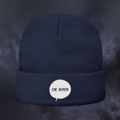 OK BYE!!! Knit Beanie