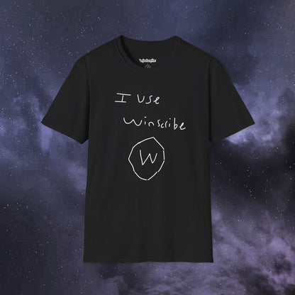 I use winscribe Tee (Black, White)