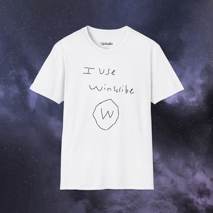 I use winscribe Tee (Black, White)