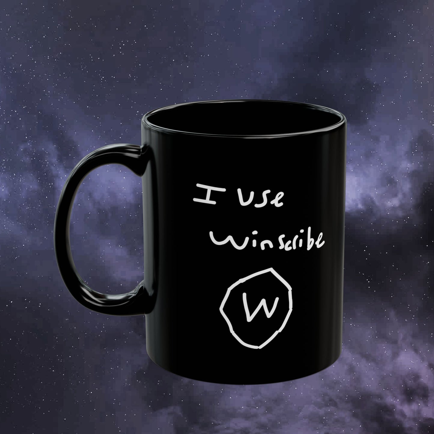 I use winscribe Mug (Black, 11oz)