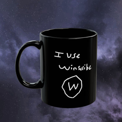 I use winscribe Mug (Black, 11oz)