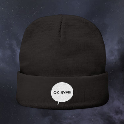 OK BYE!!! Knit Beanie