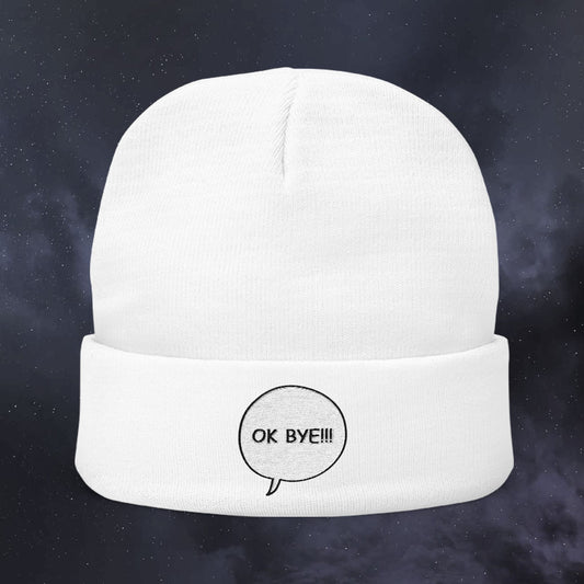 OK BYE!!! Knit Beanie