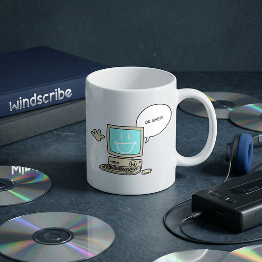 OK BYE Compy Mug (White, 11oz)