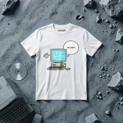 OK BYE Compy Tee (White)