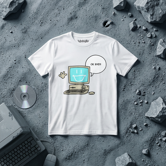 OK BYE Compy Tee (White)