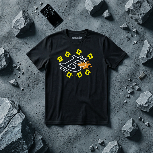 Bitcoin Crime Scene Tee (Black)