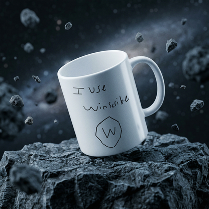 I use winscribe Mug (White, 11oz)