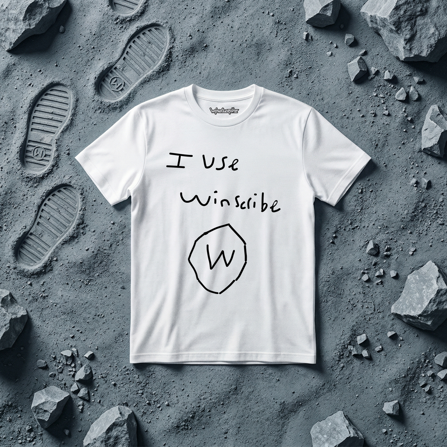 I use winscribe Tee (Black, White)