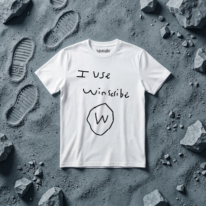 I use winscribe Tee (Black, White)