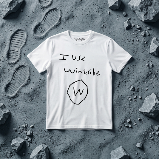 I use winscribe Tee (Black, White)