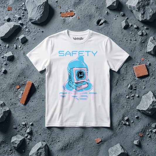 Safety First Tee (White)